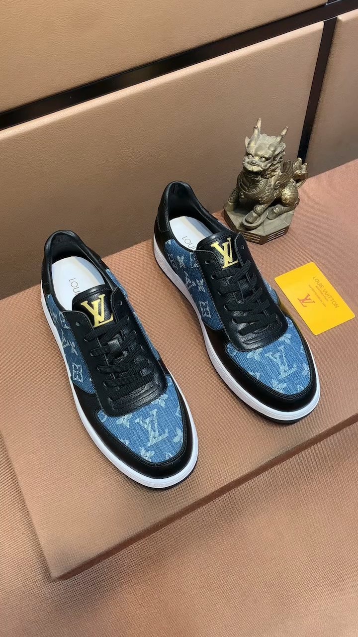 lv男士休闲鞋确认过眼神太精致了