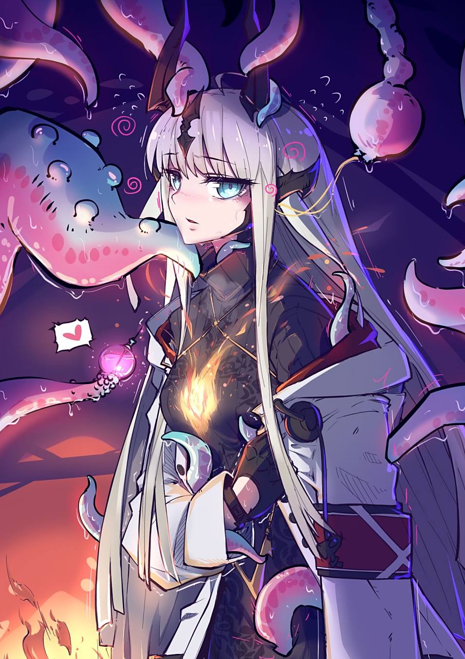 明日方舟# 苇草的大危机![呆][呆]