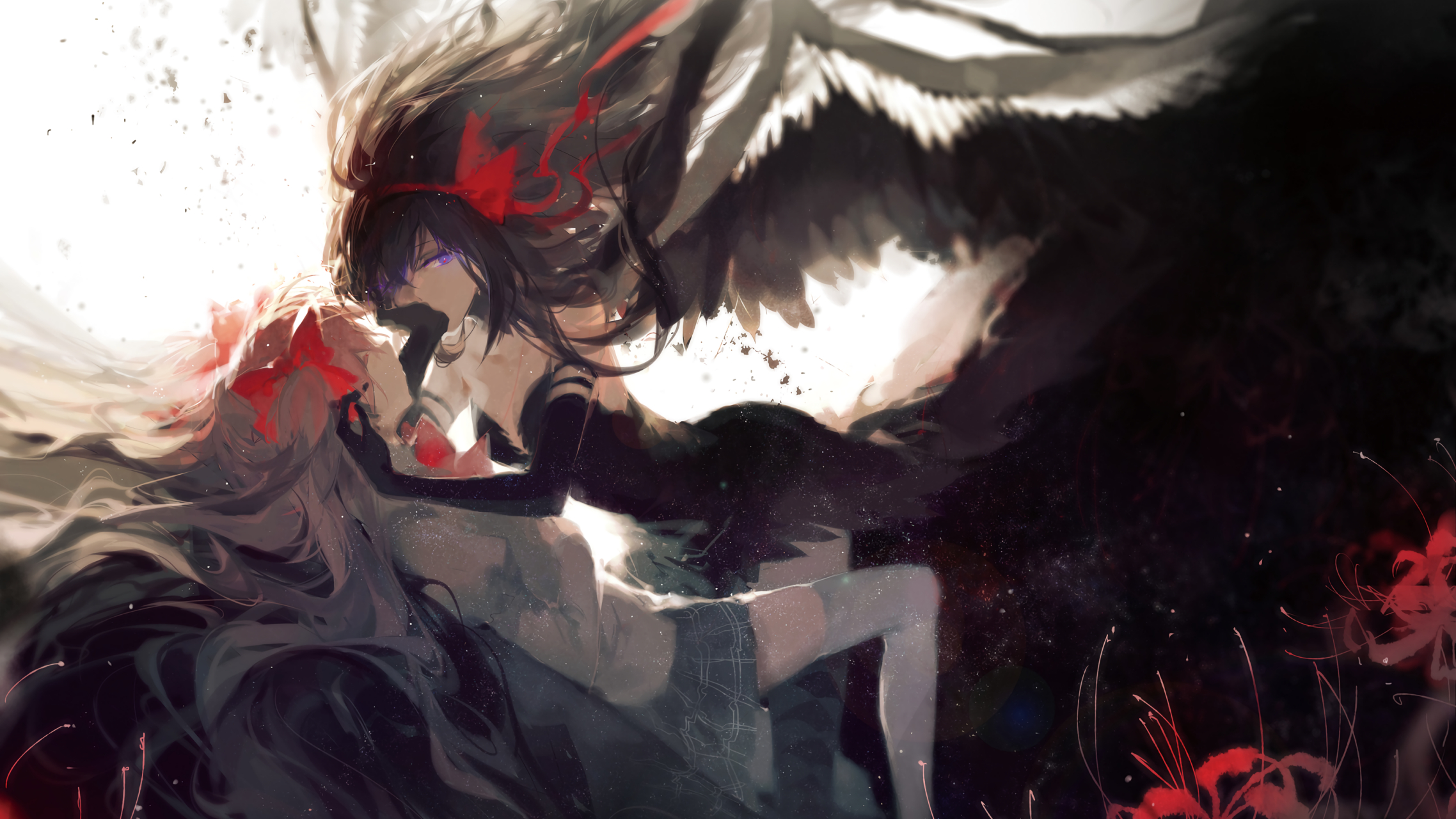 百合花已开#二次元美图# #动漫美图