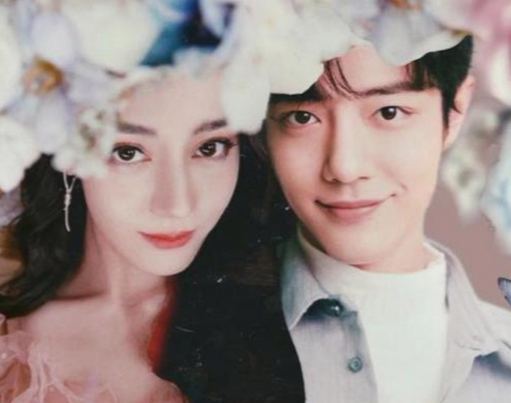 有网友自制了"肖战迪丽热巴合作了