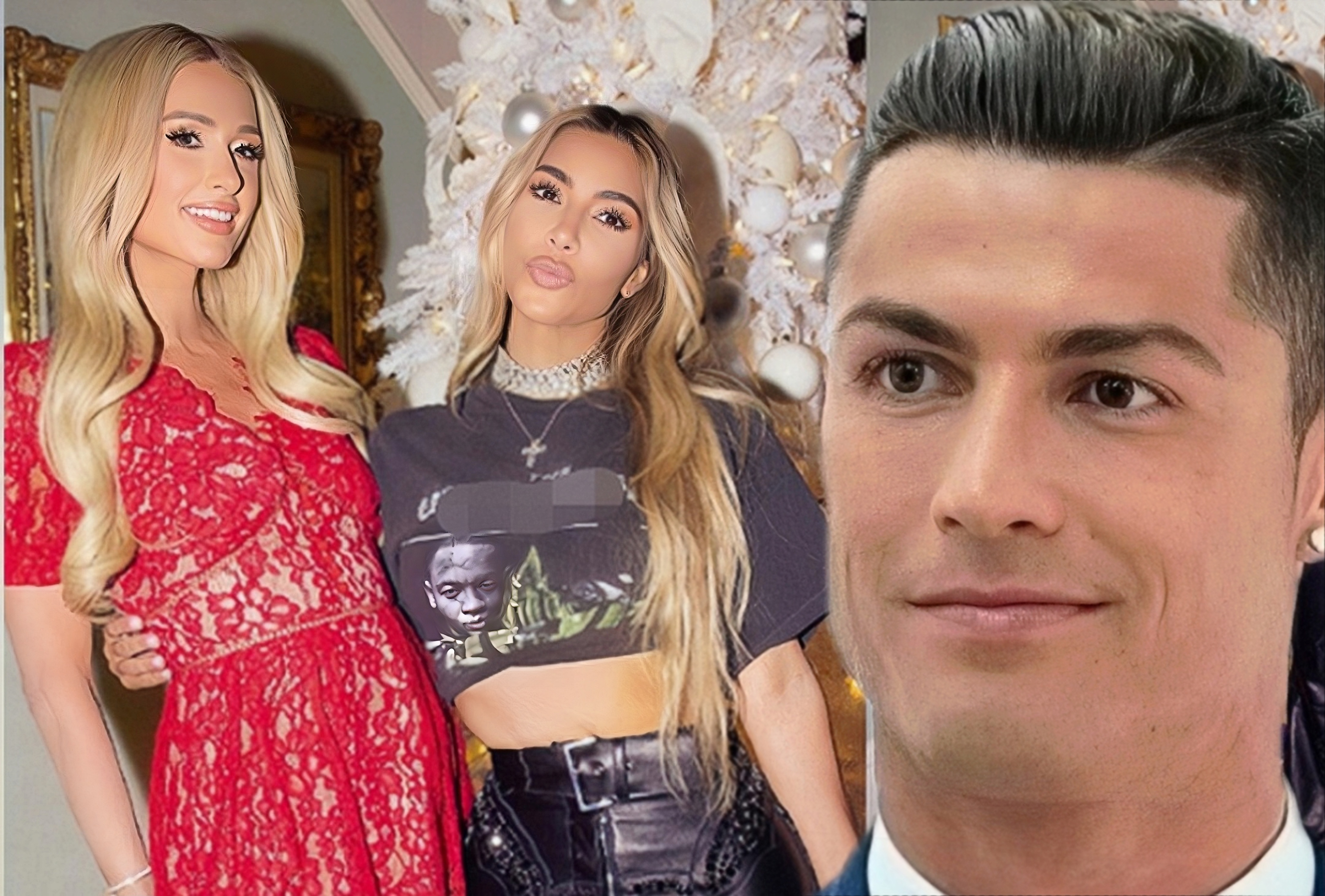 回顾 c罗和希尔顿有过恋情,又和卡戴珊有过3天感情,球迷:服了