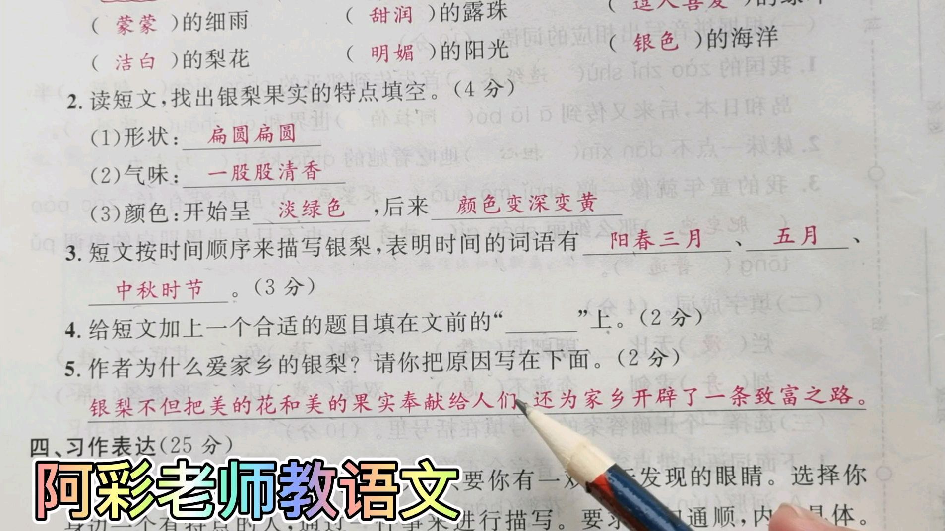 [图]小学语文三年级阅读训练,怎样阅读是有效的?教你边读边划更清晰