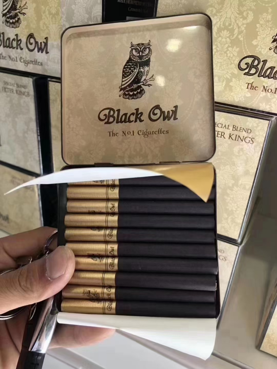 猫头鹰,咖啡香味,有喜欢的没#高端香烟品鉴