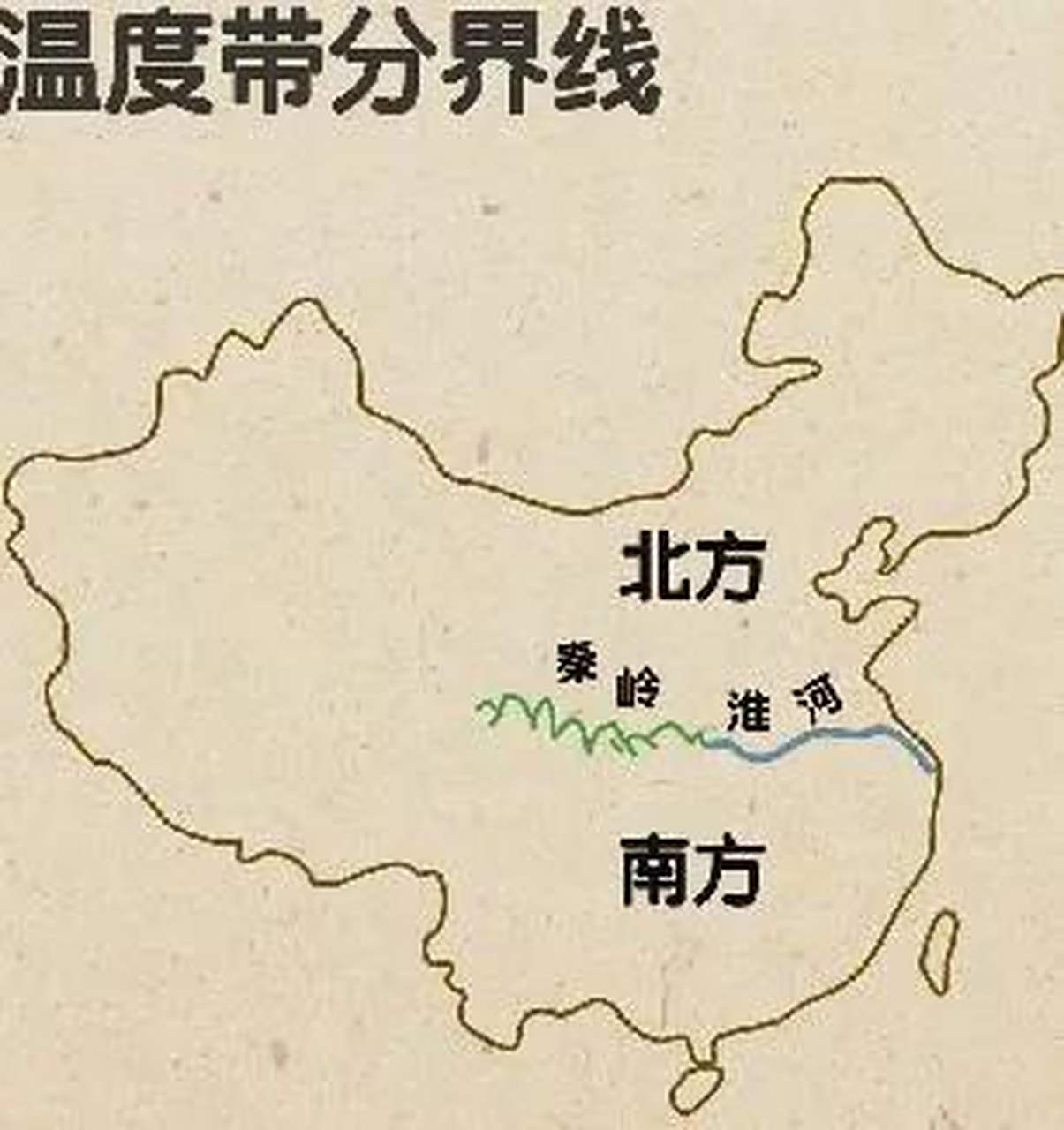 为什么我国南北方分界线一定是秦岭和淮河?