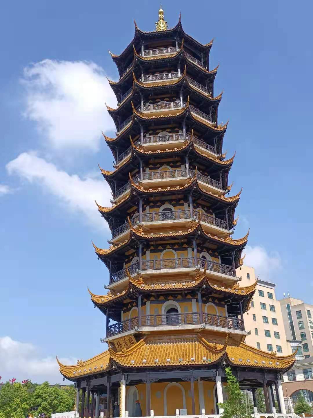 访如东国清寺,拜国清塔林圣地,南柔北壮一国情,暮秋初冬各不同