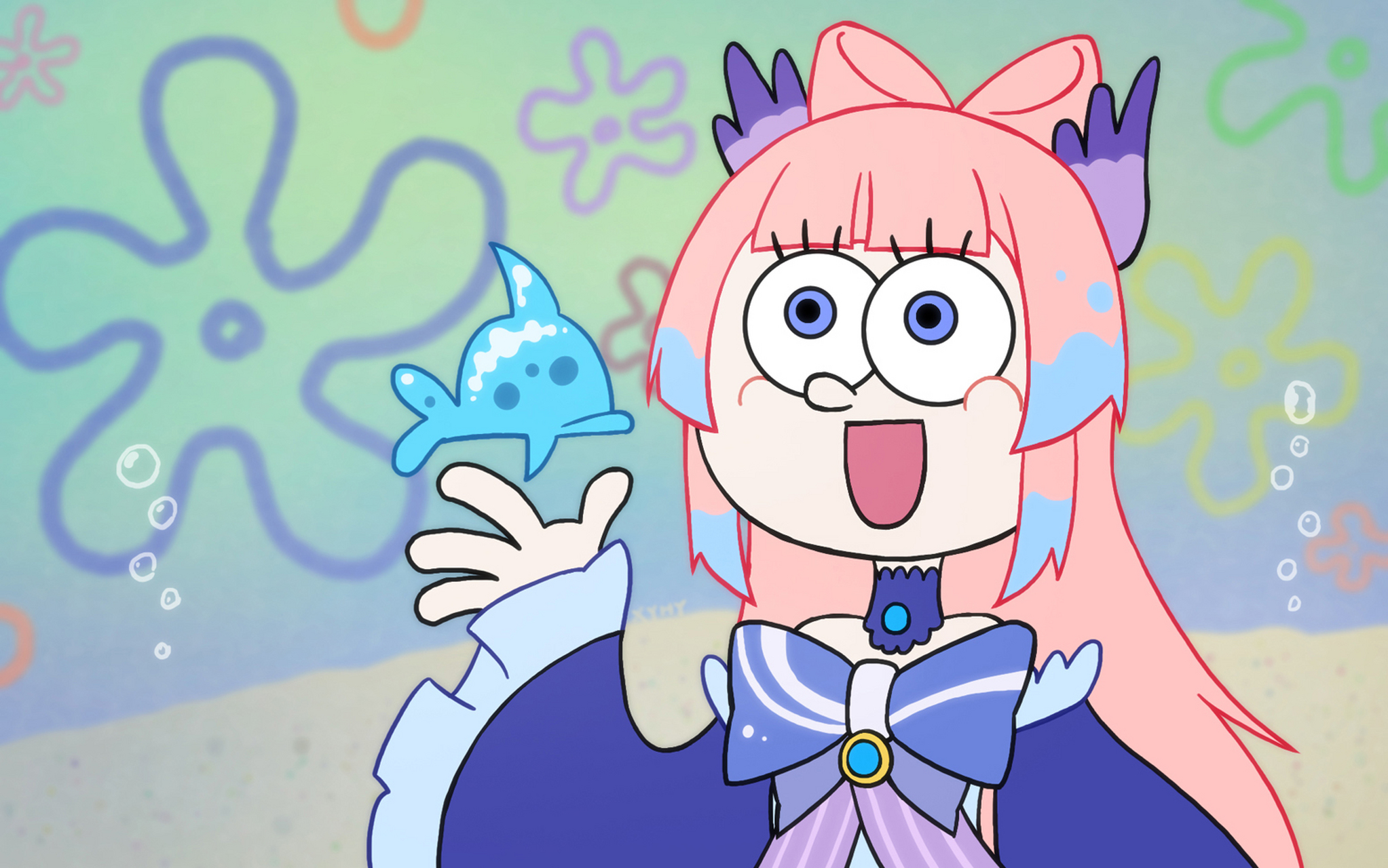 珊迪?还是海绵宝宝?