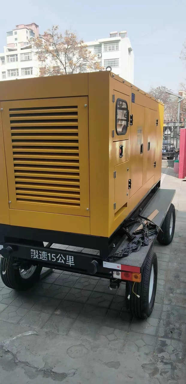 大泽动力服务全国～移动拖挂式400kw柴油发电机带静音箱to420000et 送