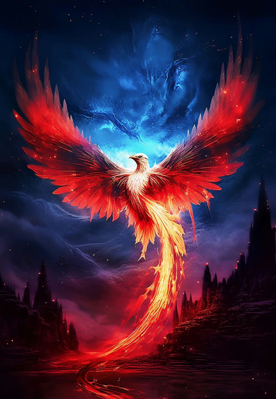 朱雀,又叫朱鸟,火凤凰,是上古神