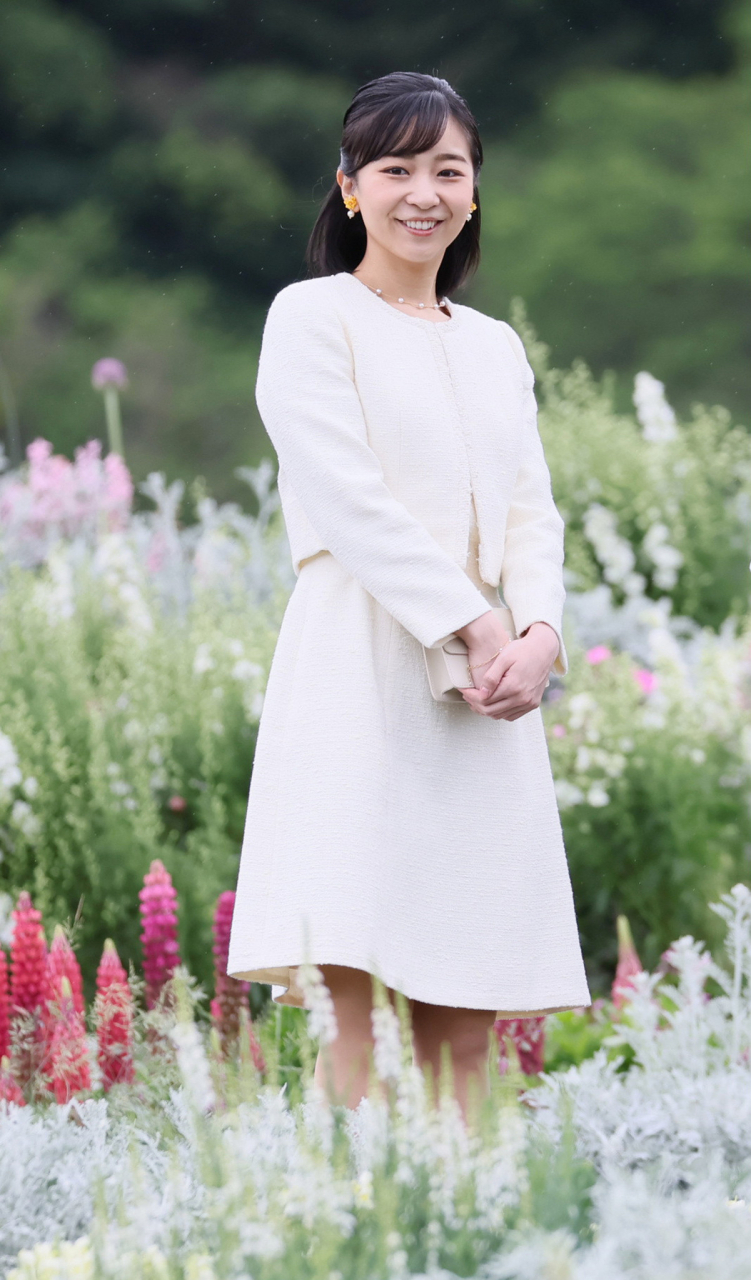 5月24日,日本皇室的佳子公主,在全国都市绿化博览会仪式结束后,出席了