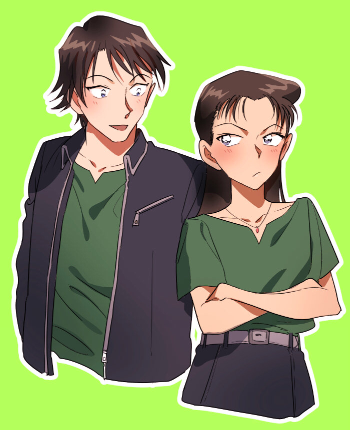 当名侦探柯南的7大官配cp穿上情侣装,大型秀恩爱下饭现场!