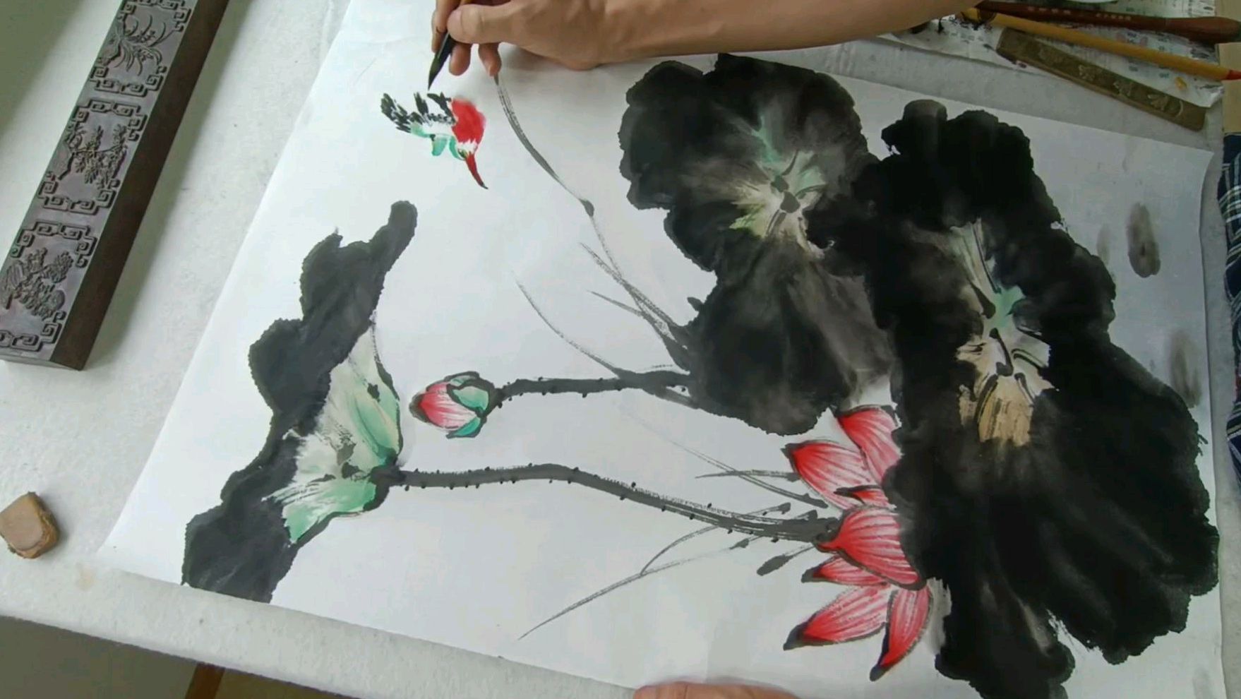 为什么王雪涛的荷花那么多人喜欢,就是因为雅俗共赏