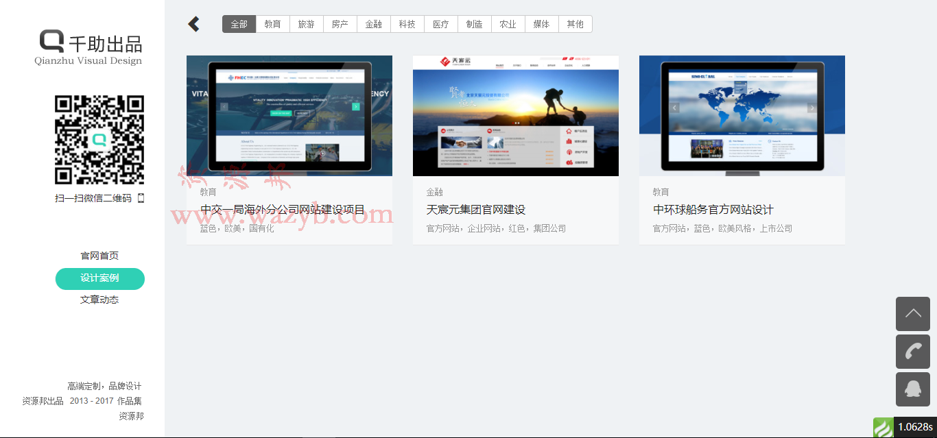 基于ThinkPHP框架开发的千助网响应式科技网络公司PHP源码|响应式WAP界面+ACE模板后台插图8 基于ThinkPHP框架开发的千助网响应式科技网络公司PHP源码|响应式WAP界面+ACE模板后台插图8