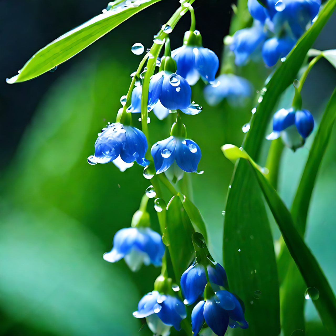 雨中铃兰花#老司机挑战极限操作# #铃兰花