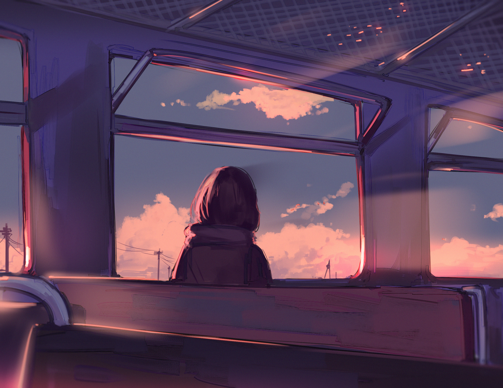 孤寂之旅#二次元#  画师:arttssam