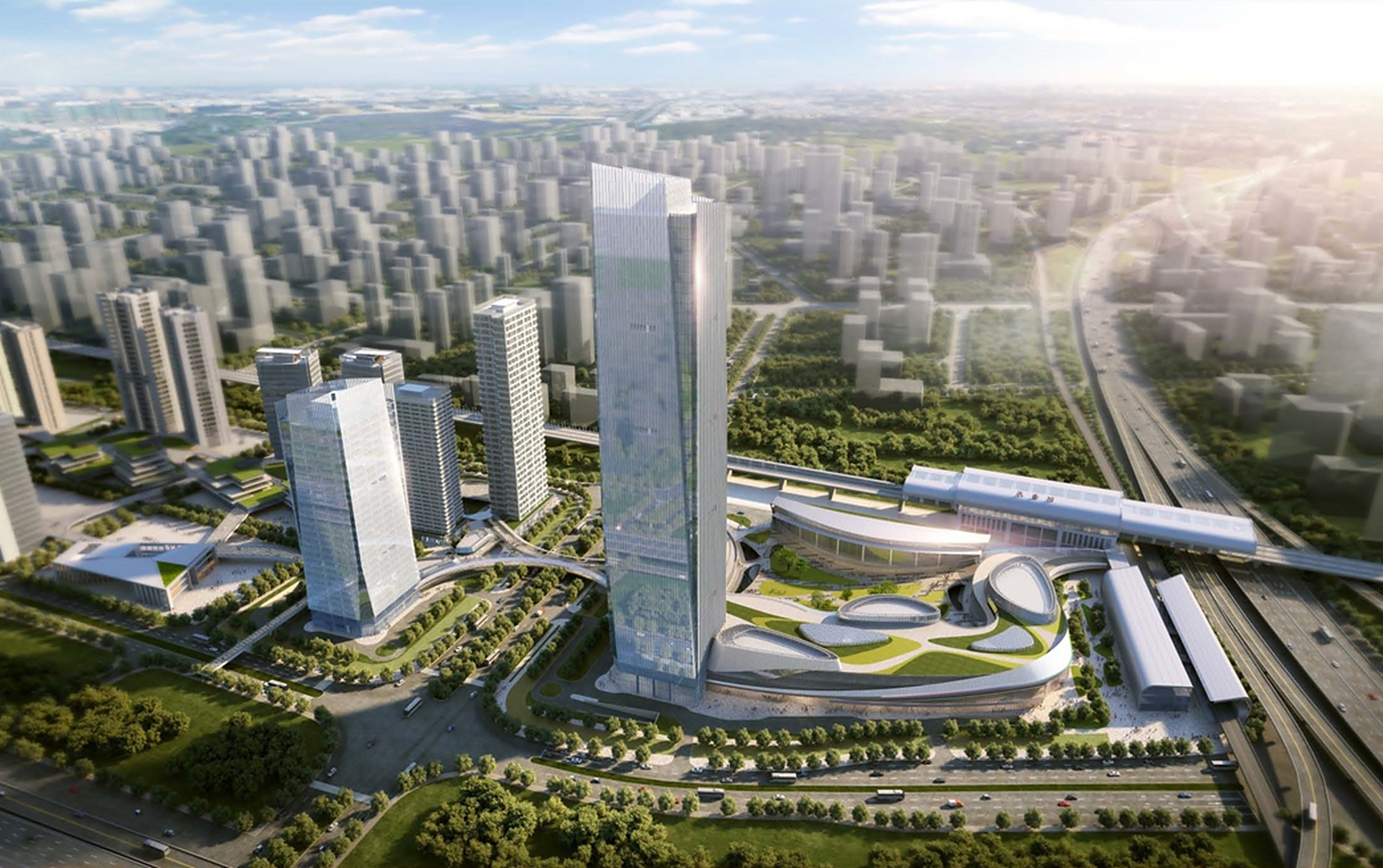 南沙超大型tod综合体「inc」封顶!