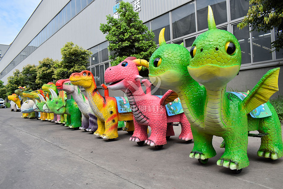 恐龙动物骑行电动车