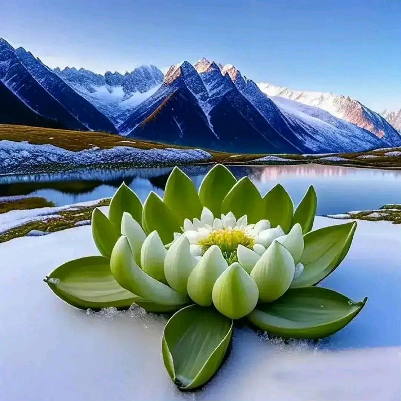 雪莲花,圣洁之花,动人心魄,太美了