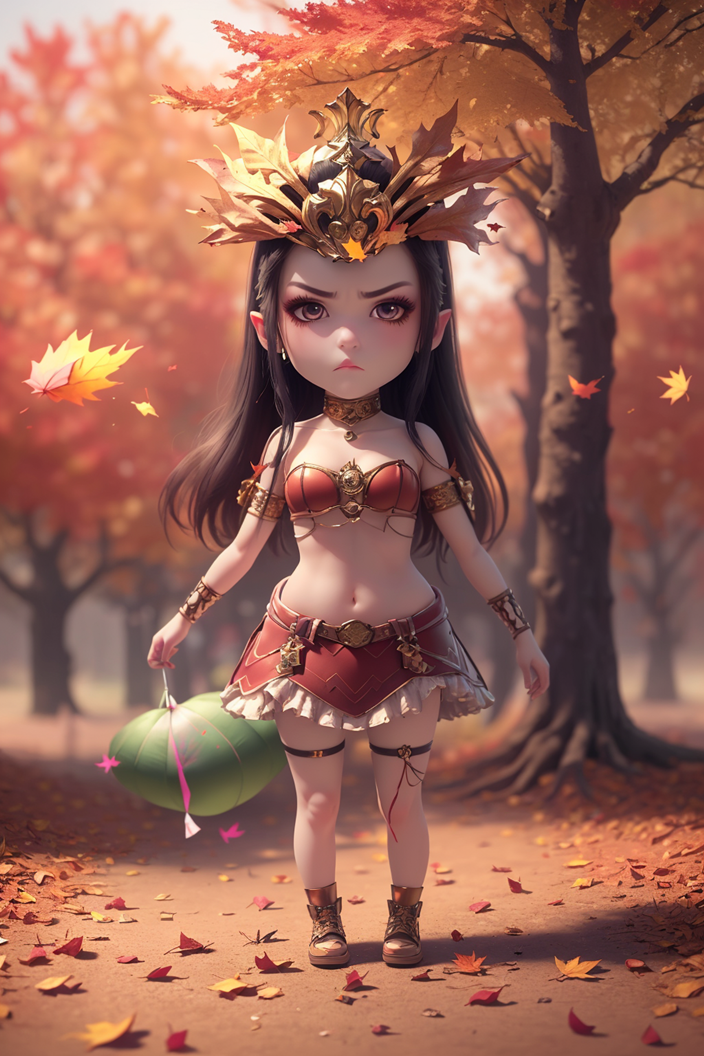 超可爱的q版美杜莎女王美图