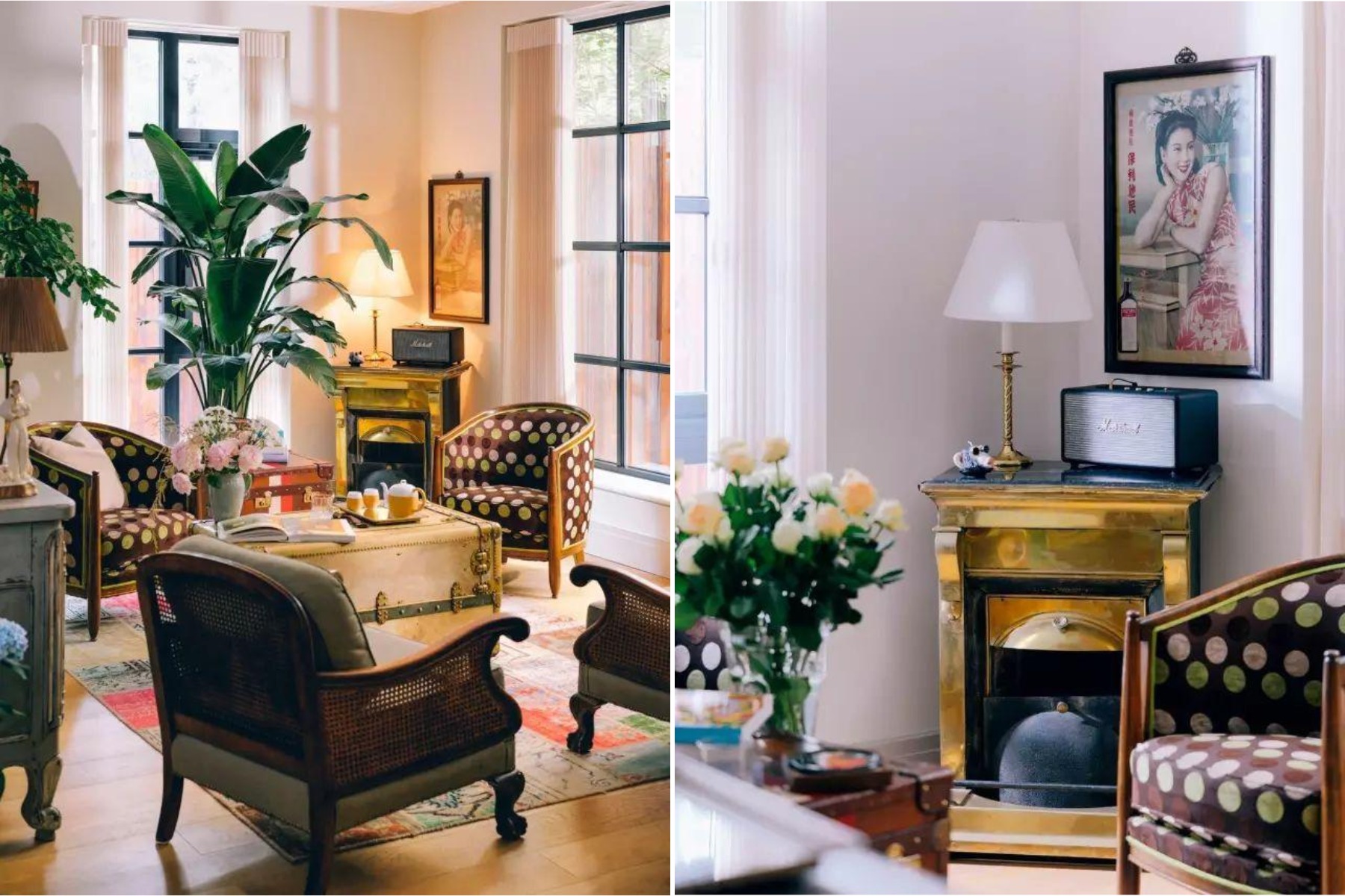 张静初的家,太美了,听说耐看的女孩,家里也会格外耐看!