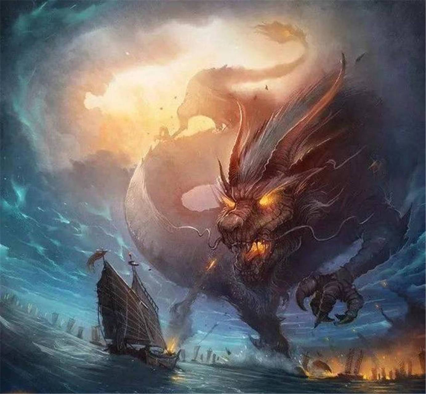 龙作为上古时期的神兽,拥有强大而又恐怖的力量.