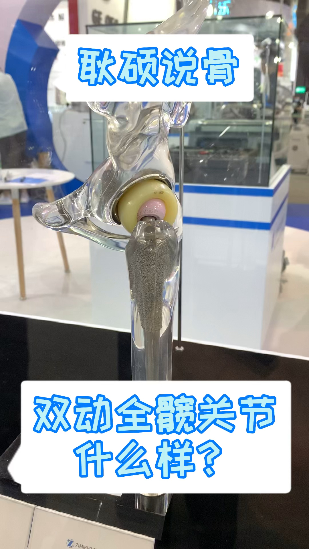 双动全髋关节到底什么样来个实物展示活动度更大更不容易脱位