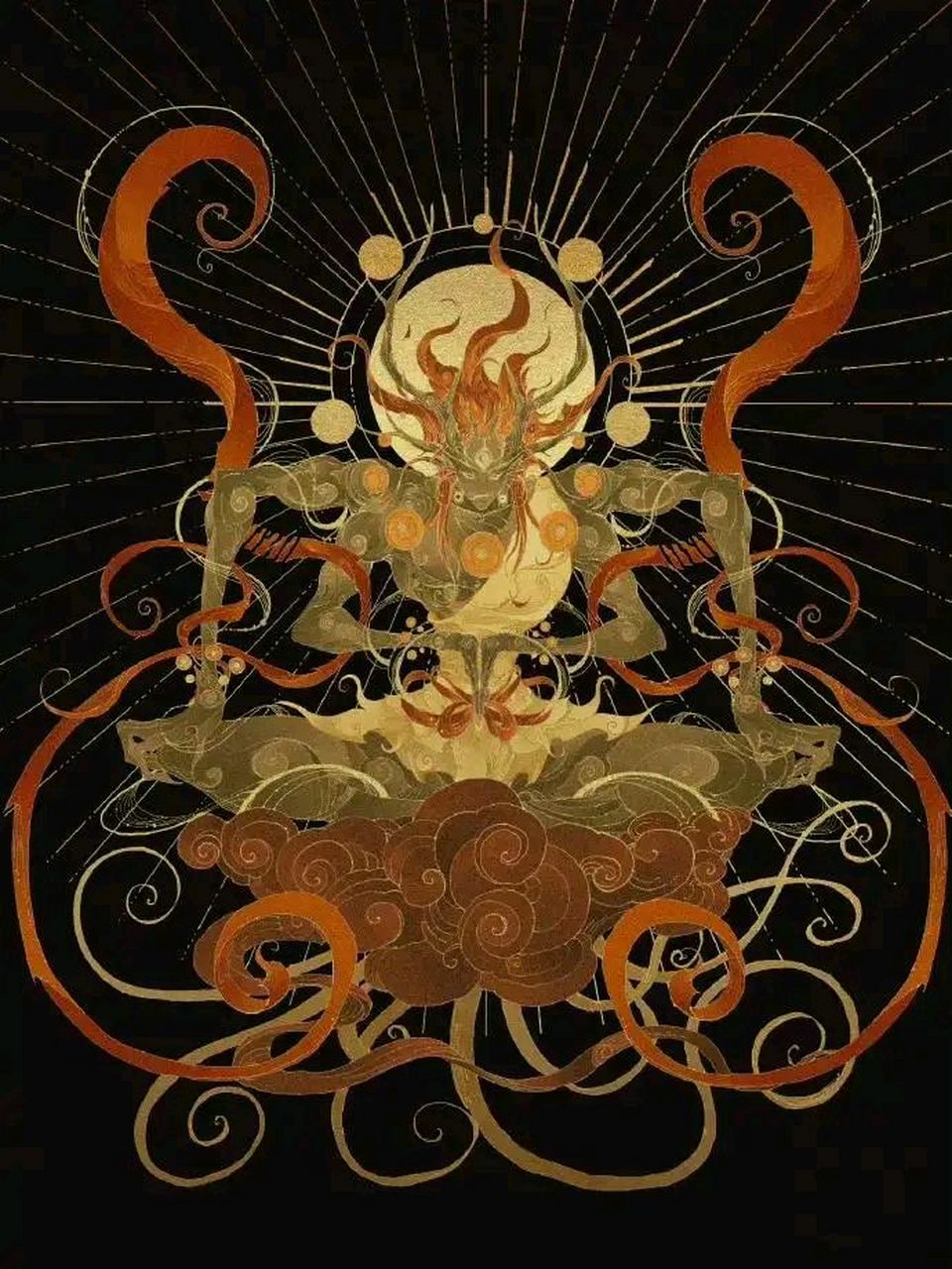 一组上古神灵插画分享