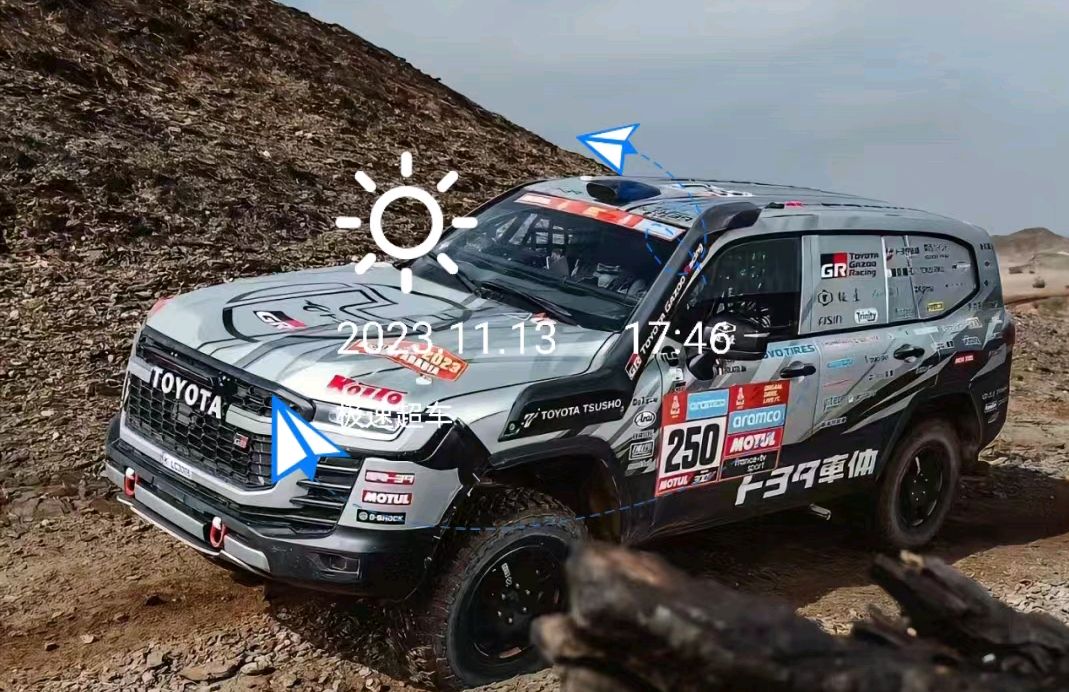 新丰田兰德酷路泽,3.5t 10at,拉力赛涂装,霸气再升级!