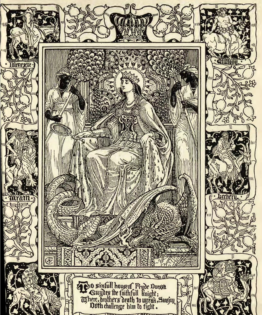 斯宾塞诗歌《仙后》插画欣赏