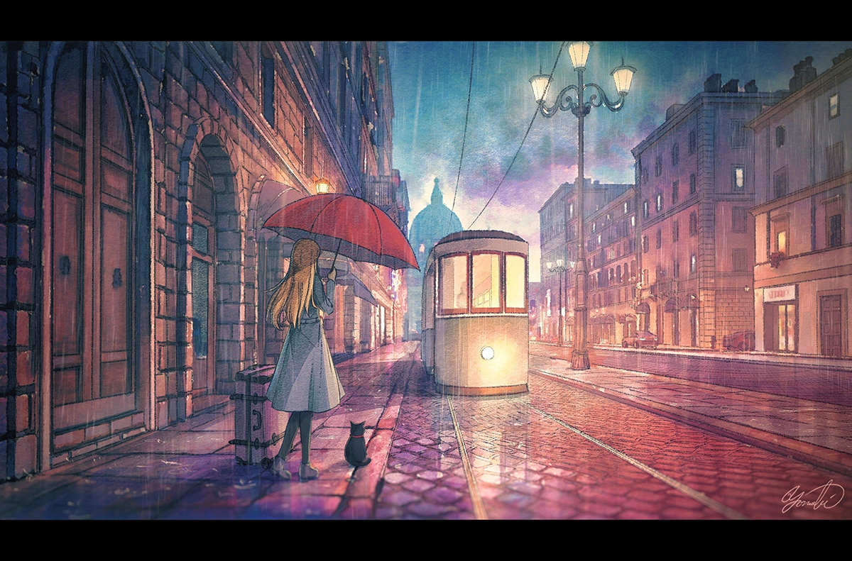 染上大海的颜色 ,画师yomochi作品欣赏