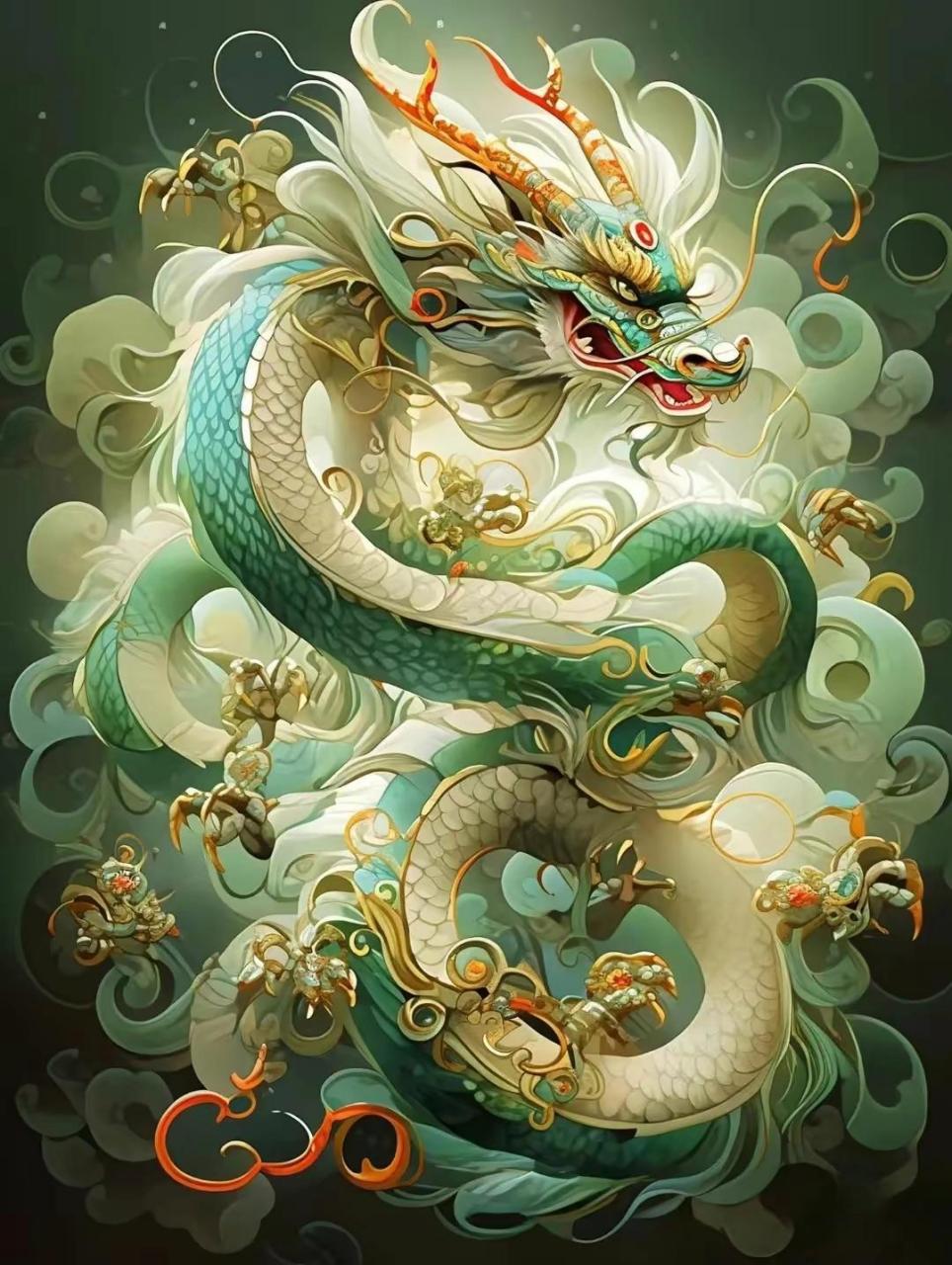 青龙,又称苍龙,孟章,是中国古代神话传说中的形象,为"天之四灵"只一