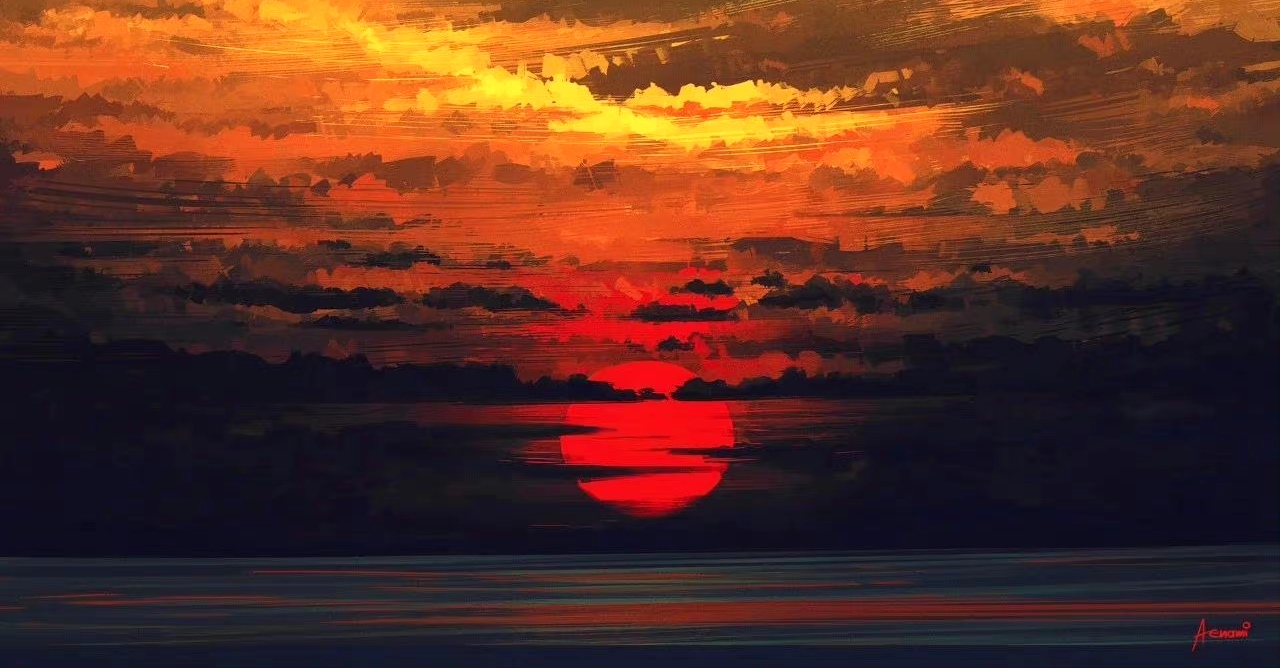 alena aenami黄昏风景插画欣赏