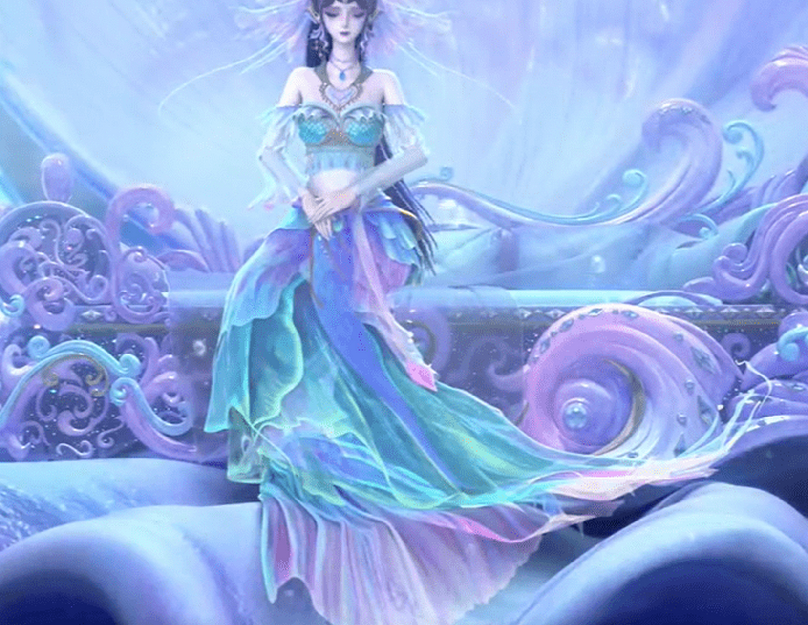 《精灵梦叶罗丽》中的水王子和海公主是一对水之精灵,他们有着深厚的