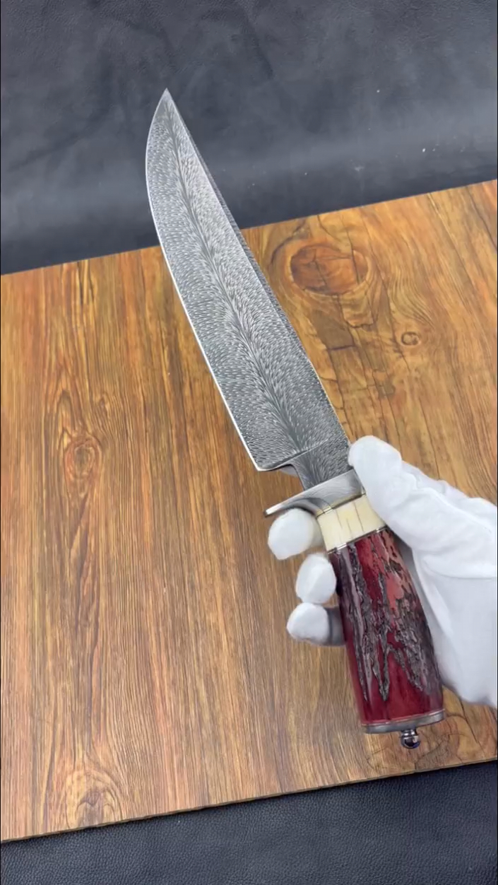 羽毛纹大马士革