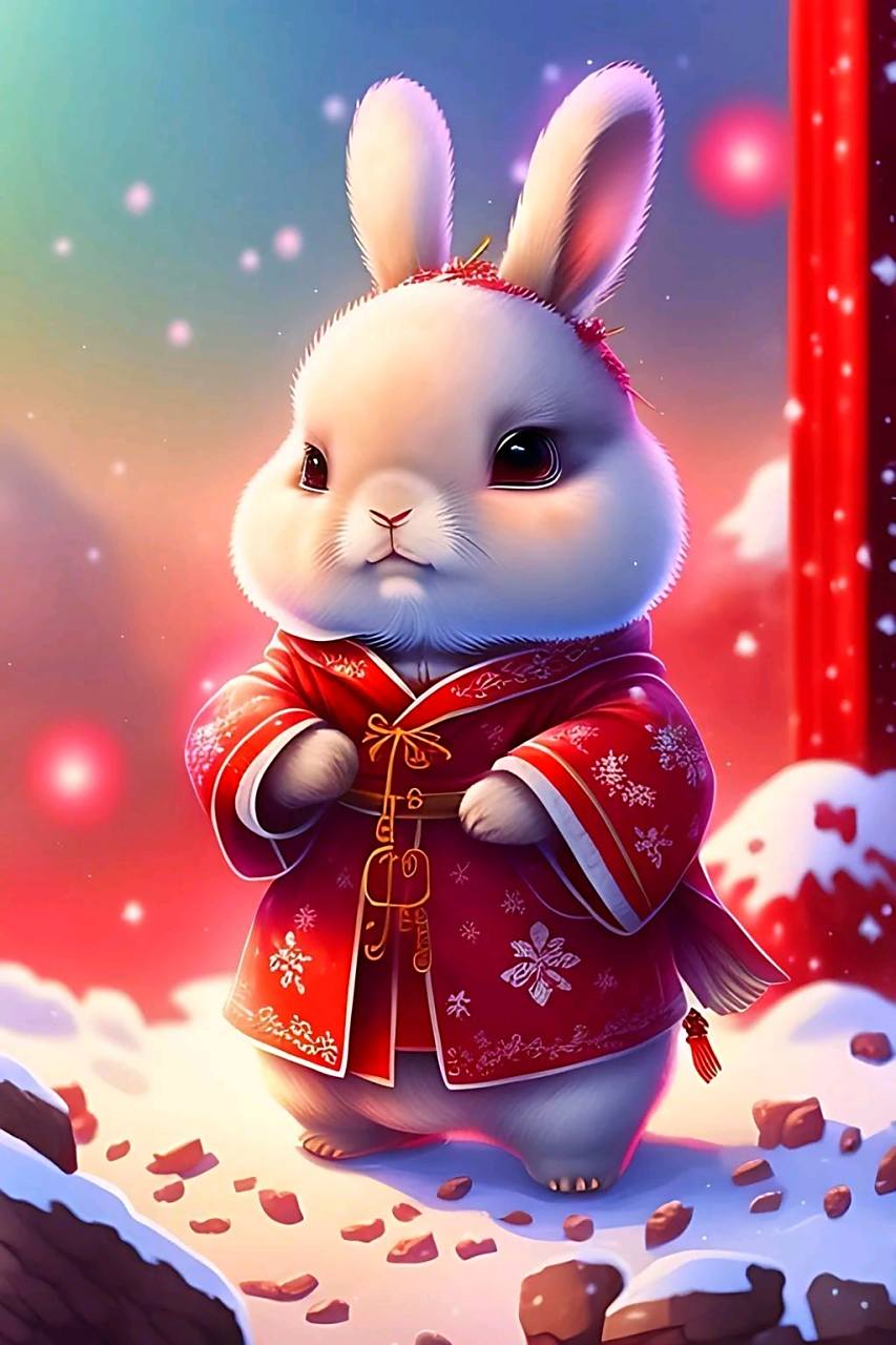 大红火兔祝您生意红红火火,一红到底