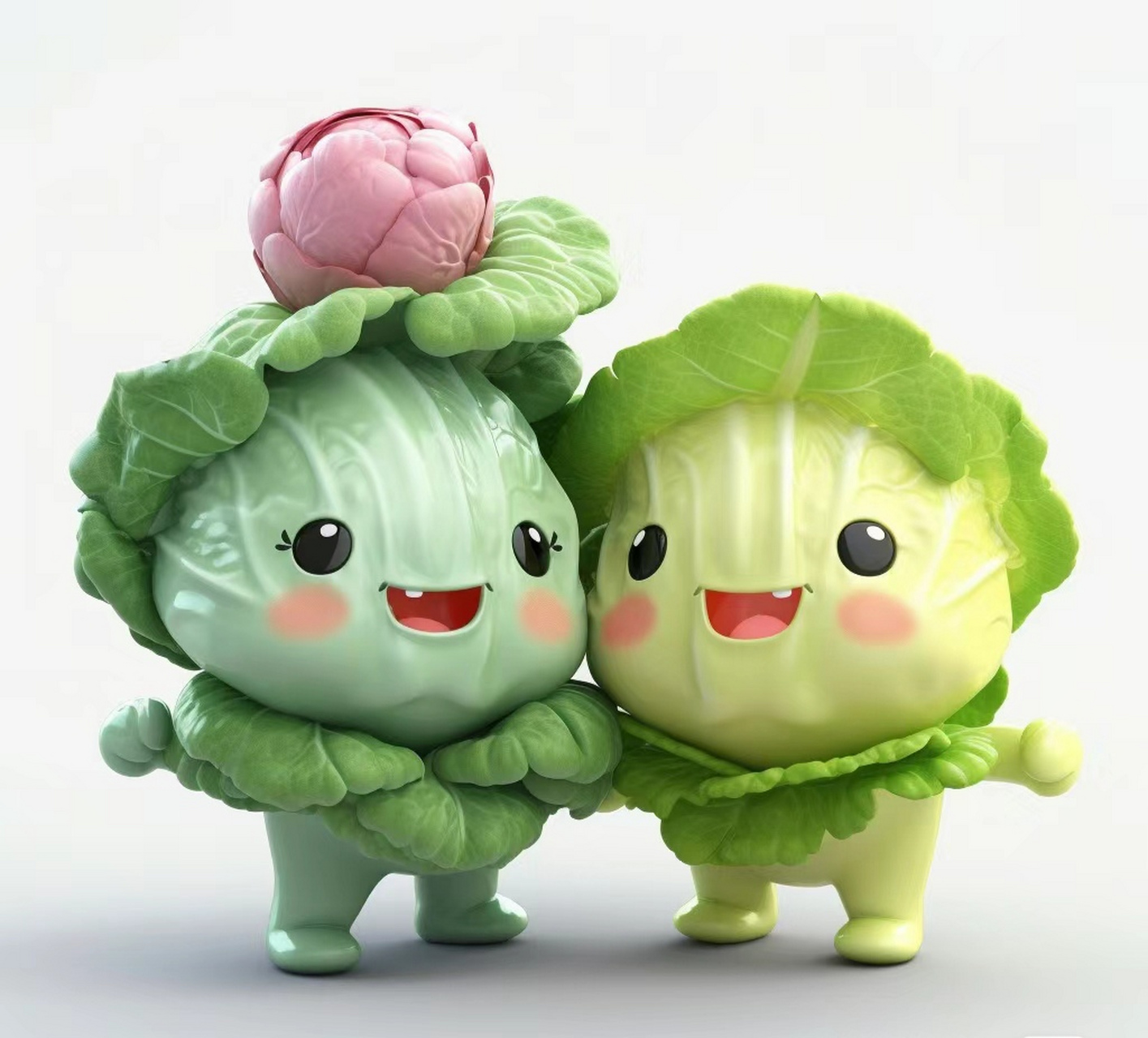 超级可爱的卷心菜家族