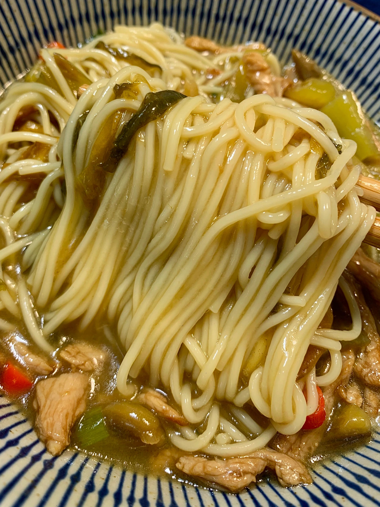 酸菜肉丝面怎么做好吃