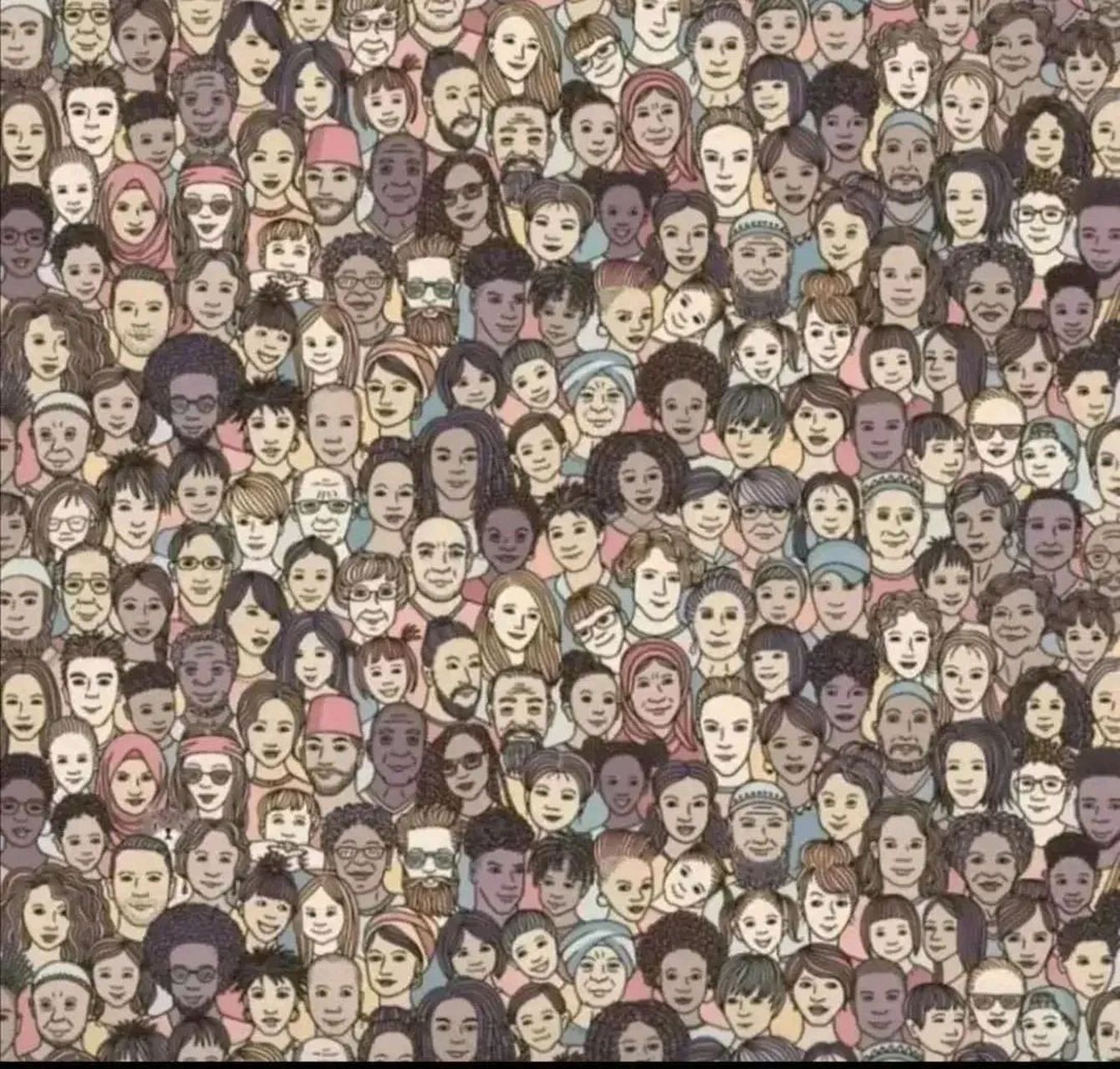 考眼力:图片中混入一只猫,一般的人看不出来,眼尖的人才可以看出来,你