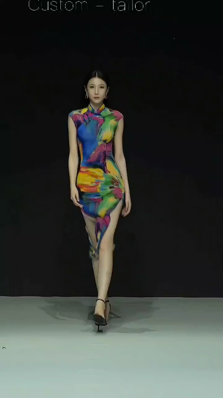 模特申雪新派旗袍秀