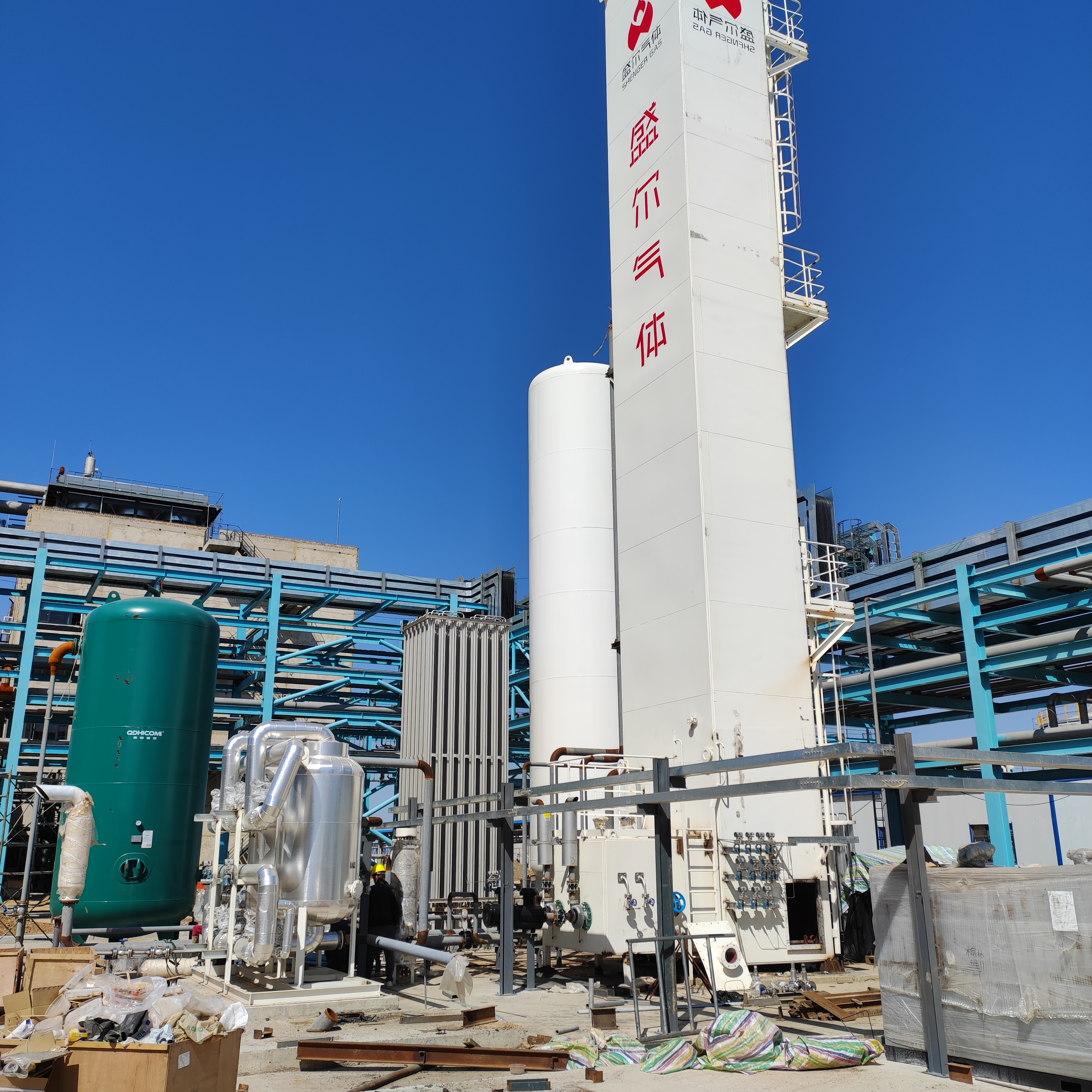 浙江盛尔气体超低温深冷空分处理箱设备