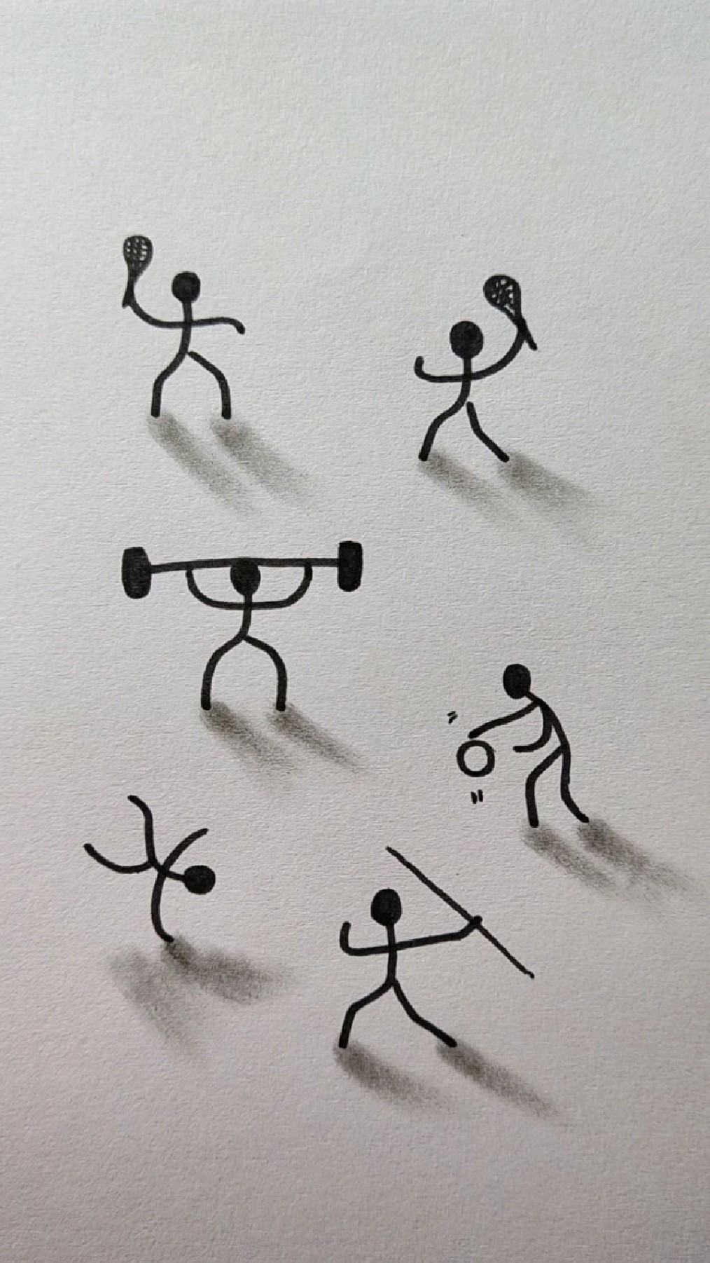 画立体小人简笔画好玩又有趣