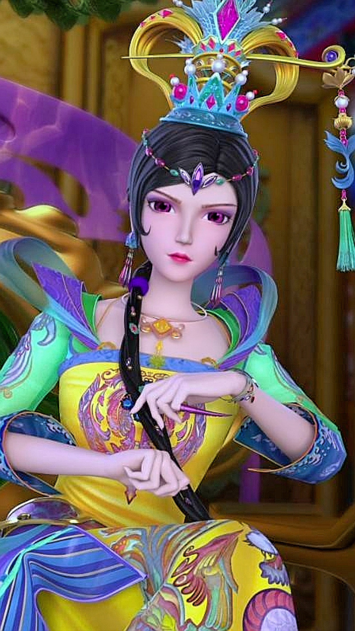 曼多拉动漫美图手机壁纸分享,她是叶罗丽仙境女王