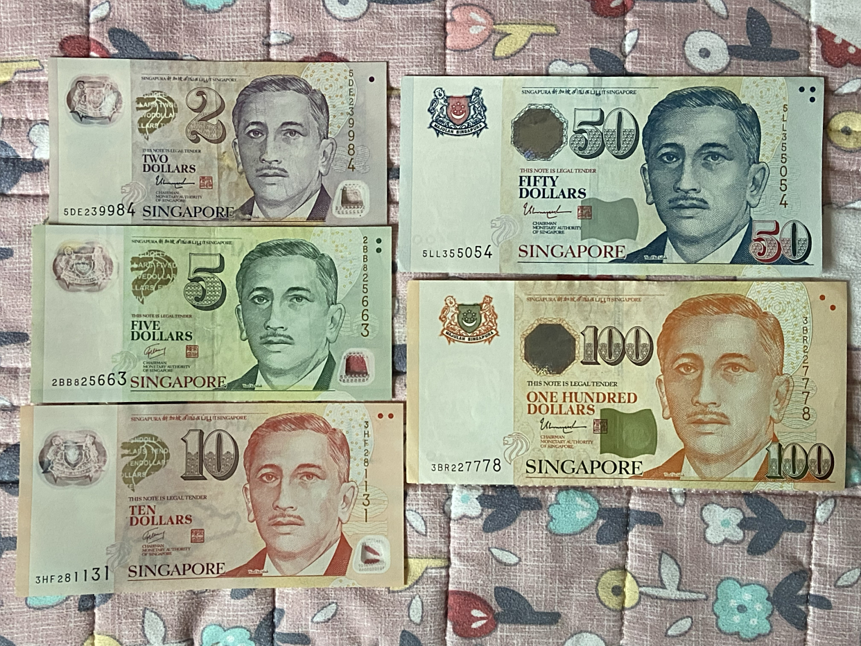 外钞收藏之新加坡元