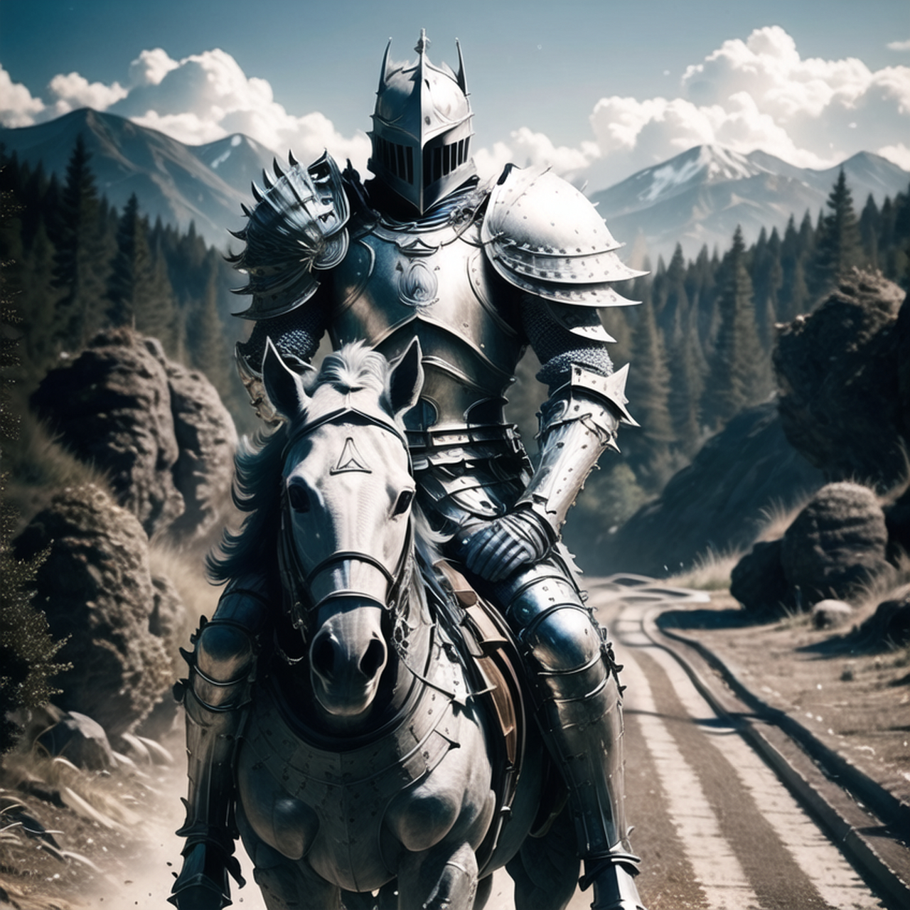 ai# 重装骑士#ai绘画