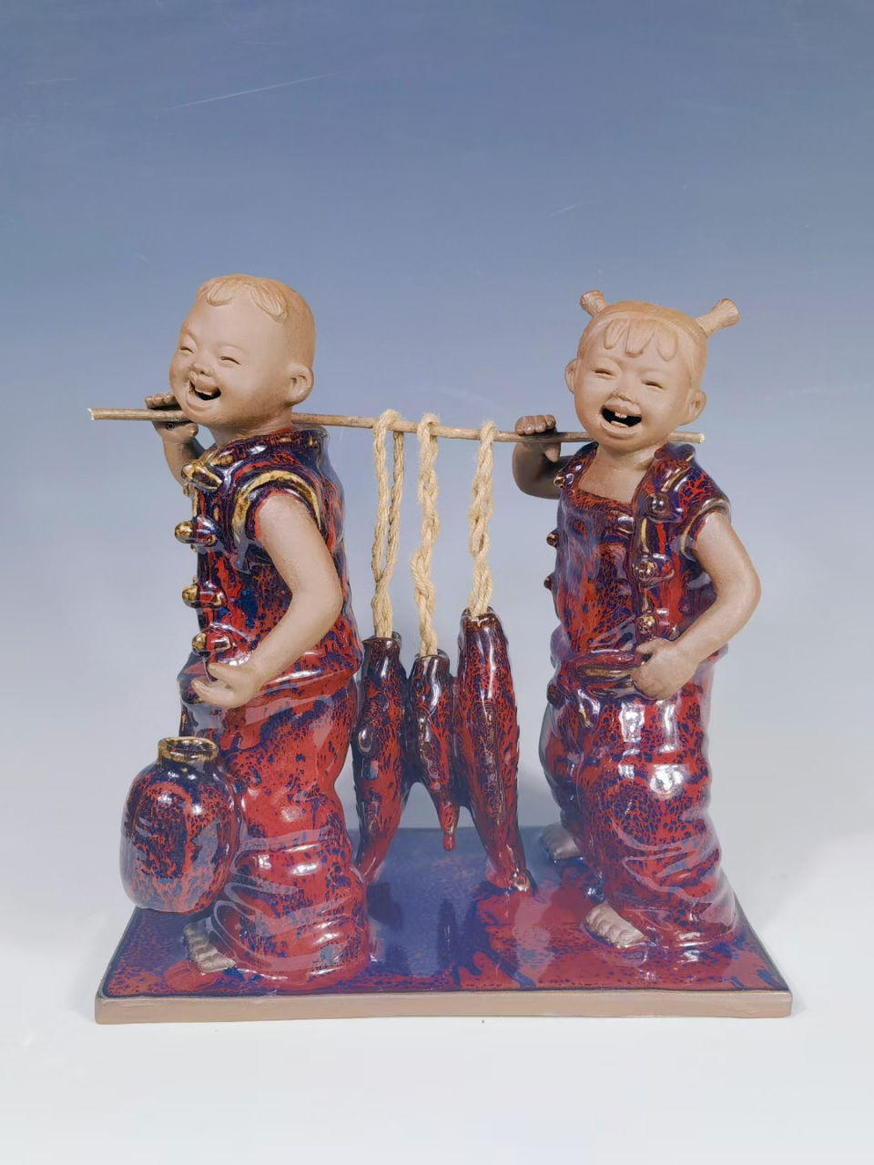 泥人张振福作品欣赏