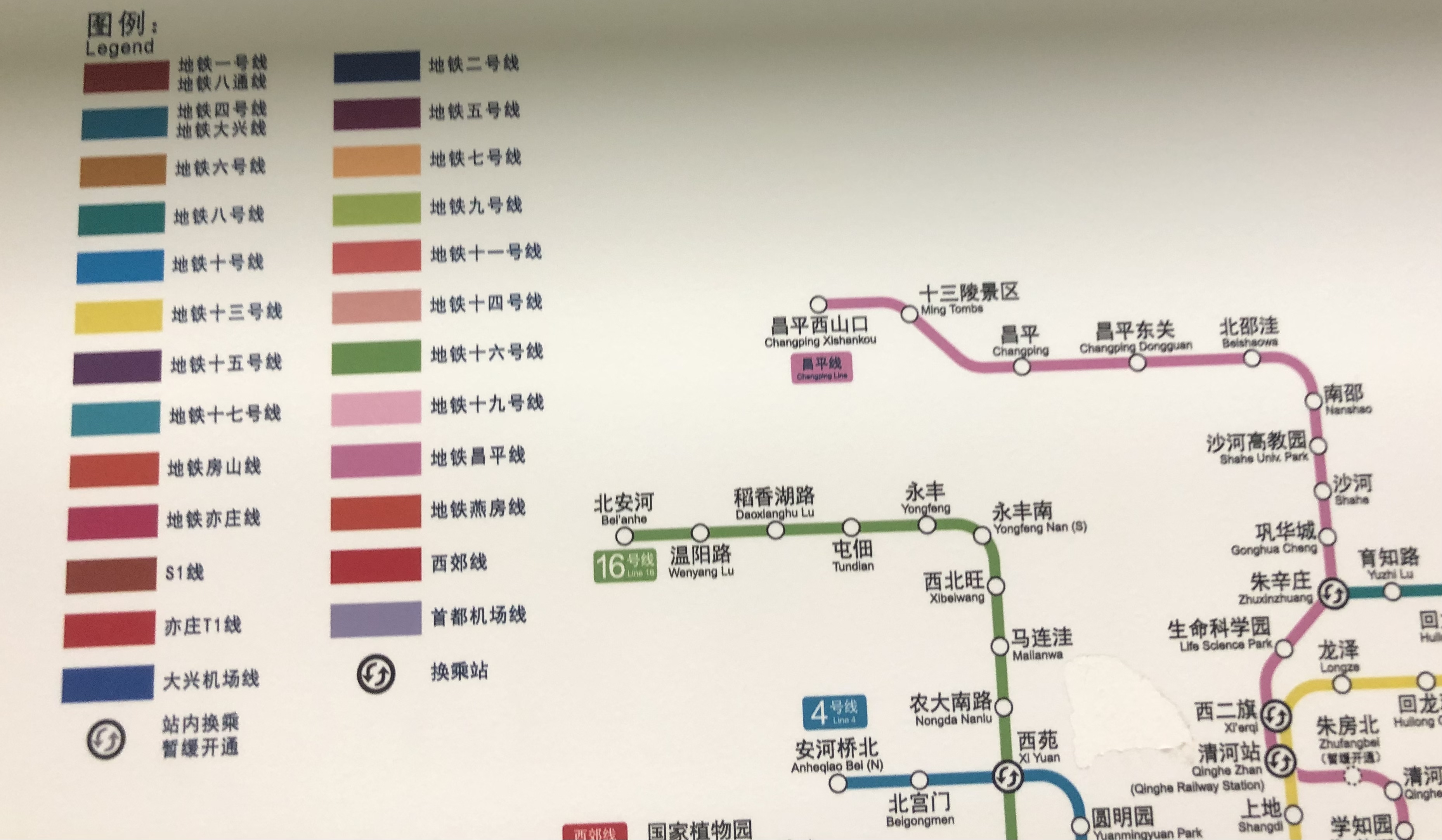 地铁八号换乘在北京乘坐公共交通工具出行,真的跟方便,公交线路就不用