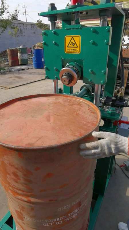 油桶内盖切割机,满桶重桶切割无毛刺不伤手切割效率高-度小视