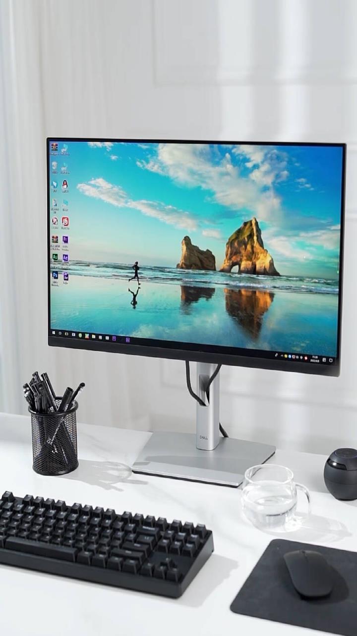 身形小巧简约实用,戴尔p2422h显示器-度小视