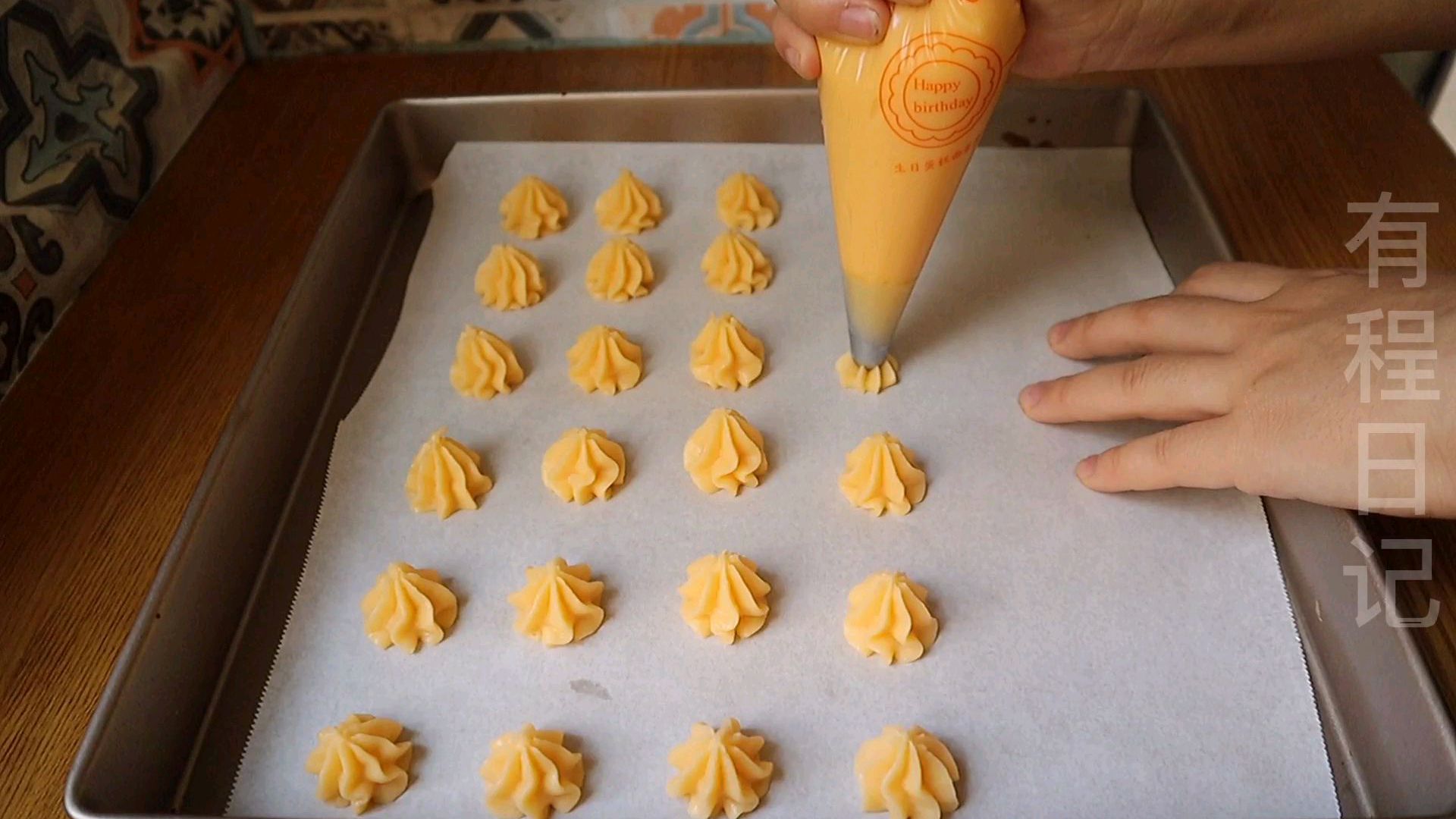 自制小泡芙,个个空心,操作简单不易失败～