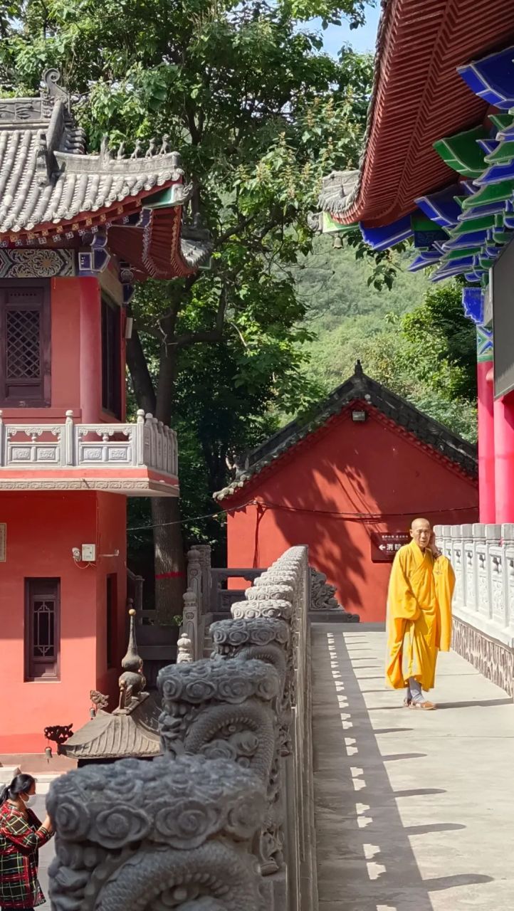 因为工作去过几次,景区介绍内有寺院名曰万善寺,但是却一直没有进入