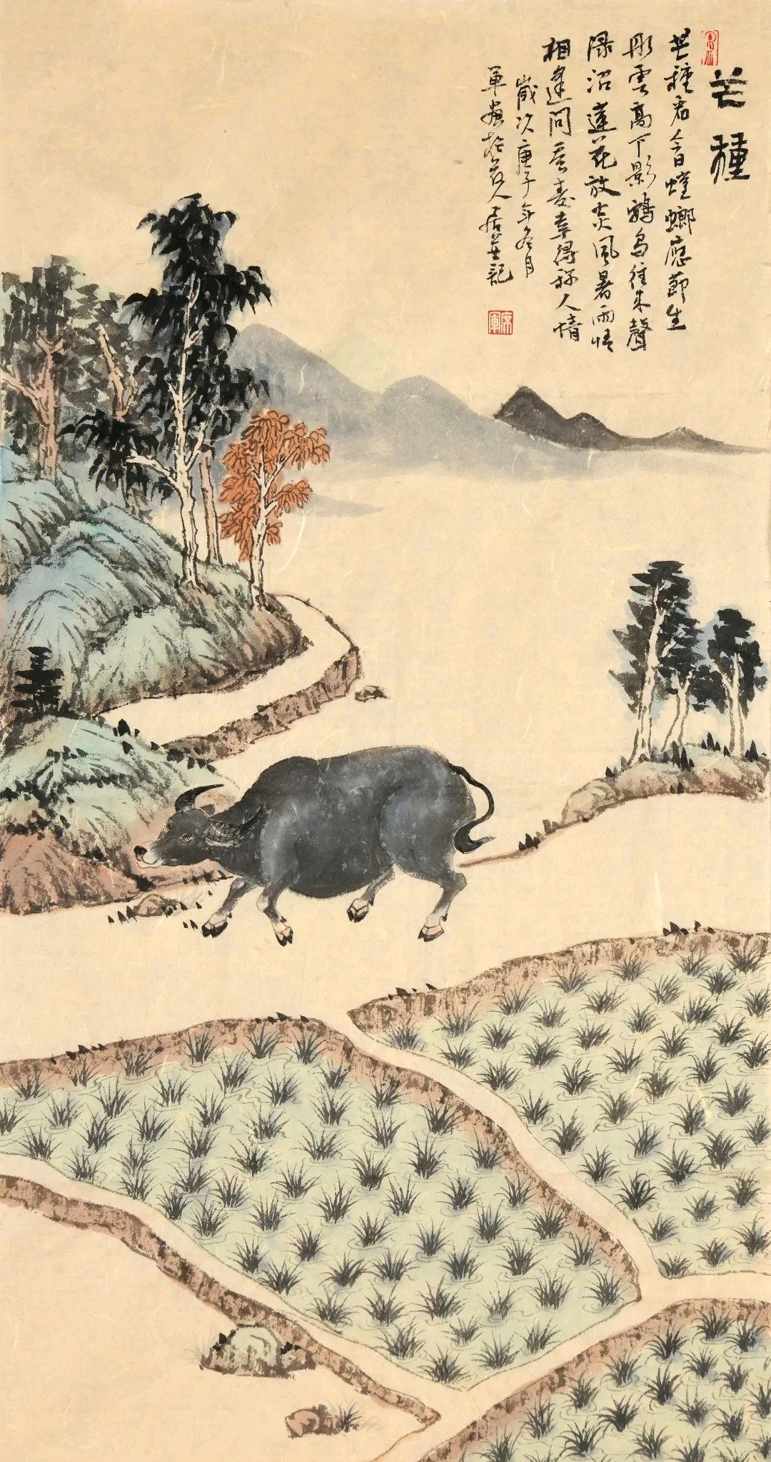 国画家|席军说牛画牛,有故事的牛!